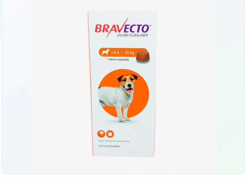Imagen de BRAVECTO 3M 4.5 A 10 KG