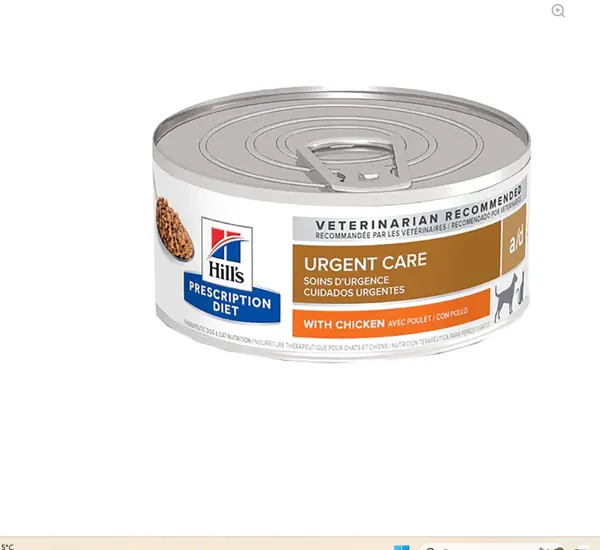 Fotografía del producto: Hills a/d Alimento húmedo para perro/gato en recuperación 5,5 Oz
