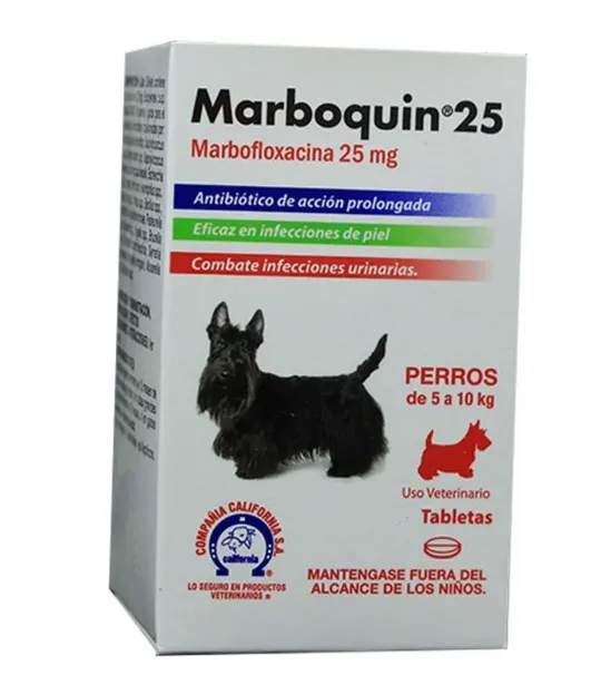 Imagen de Marboquin 25 mg * 10 tab