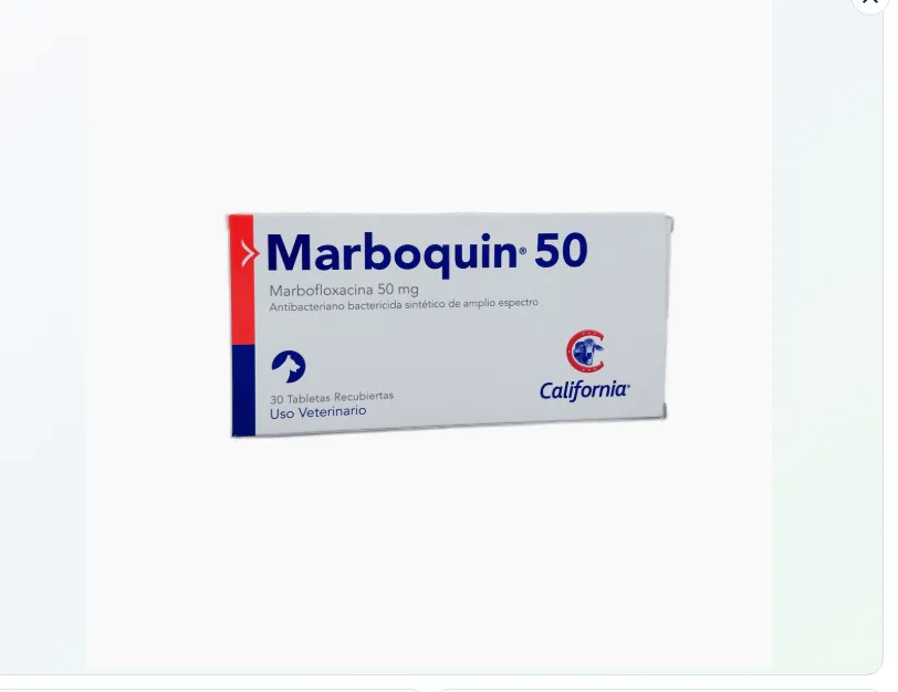 Fotografía del producto: Marboquin 50 mg * 10 tab