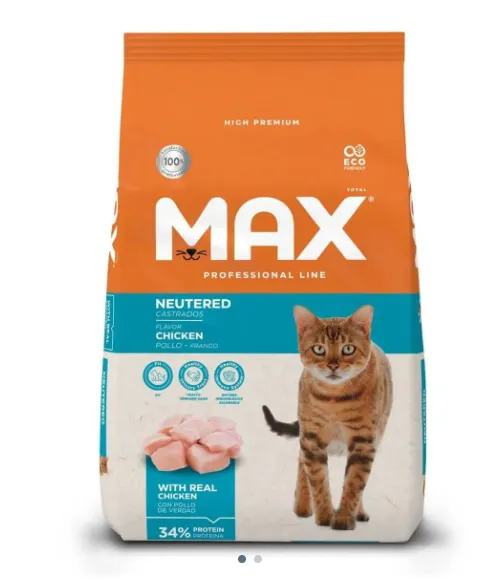 Imagen de Max Comida para Gatos Castrados Pollo 3kg
