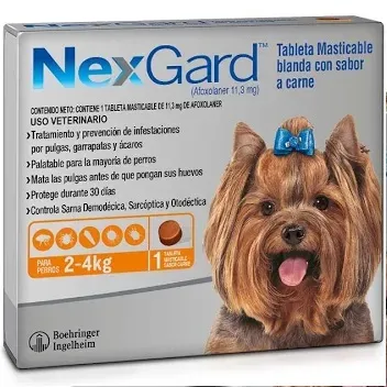 Imagen de Nexgard 2 a 4kg 1 tableta
