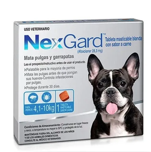 Imagen de Nexgard 4 a 10 kg 1 tableta