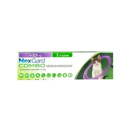 Imagen de Nexgard Gato Combo 0.8 a 2.5 kg