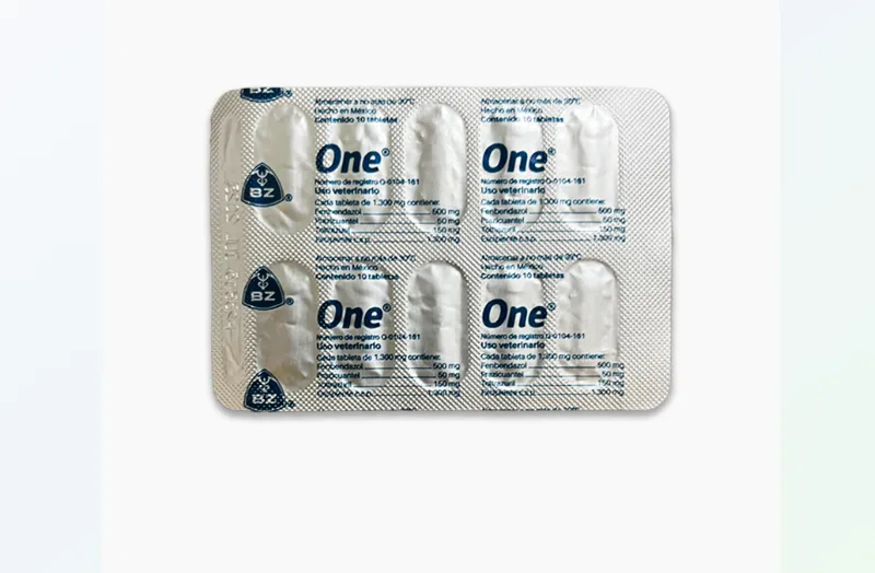 Fotografía del producto: One Desparasitante Blister x 5 tab