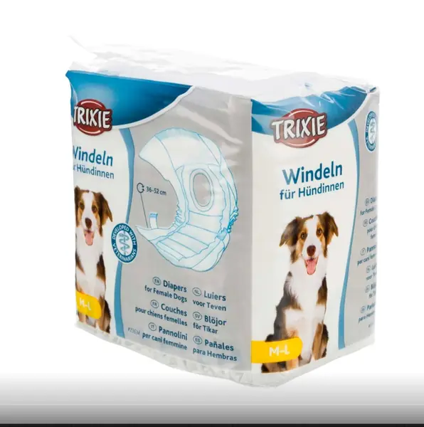 Fotografía del producto: Pañales Ultra Absorbentes Trixie para Hembras x 12 und Tamaño M-L