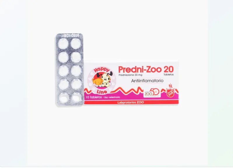 Fotografía del producto: Predni zoo 20 mg Blister x 10 tab